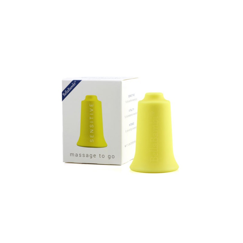 Packaging Ventouse jaune en silicone Original - Bellabambi - Ventouse massage - Relaxation Sport