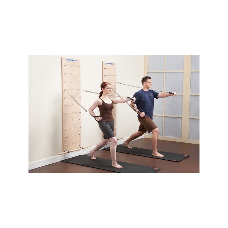 Mise en situation Planche avec ressorts pour Pilates/Pilates Springboard + DVD/Exercices Pilates