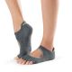 Chaussettes Pilates Toesox® Half Toe Bellarina Charcoal Grey