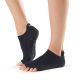 Chaussettes Pilates Toesox® Half Toe Lowrise noir