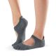 Chaussettes antidérapantes Toesox® Full Toe Bellarina Charcoal Grey