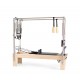 Reformer Trapeze Vue de profil Combination Revo Footbar 24" + box/Machine Pilates/Exercices Pilates