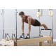 Reformer Trapeze Vue de profil Combination Revo Footbar 24" + box/Machine Pilates/Exercices Pilates