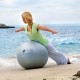 Ballon de Gymnastique Violet ou Swiss Ball SECUREMAX 45 cm  - Exercices Pilates - Résistant aux chocs