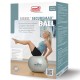 Ballon de Gymnastique Violet ou Swiss Ball SECUREMAX 45 cm  - Exercices Pilates - Résistant aux chocs