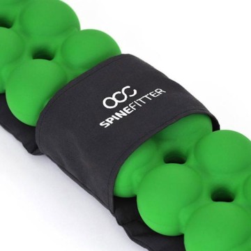 Logo de la compresse de lin LINUM pour SPINEFITTER by SISSEL® vert