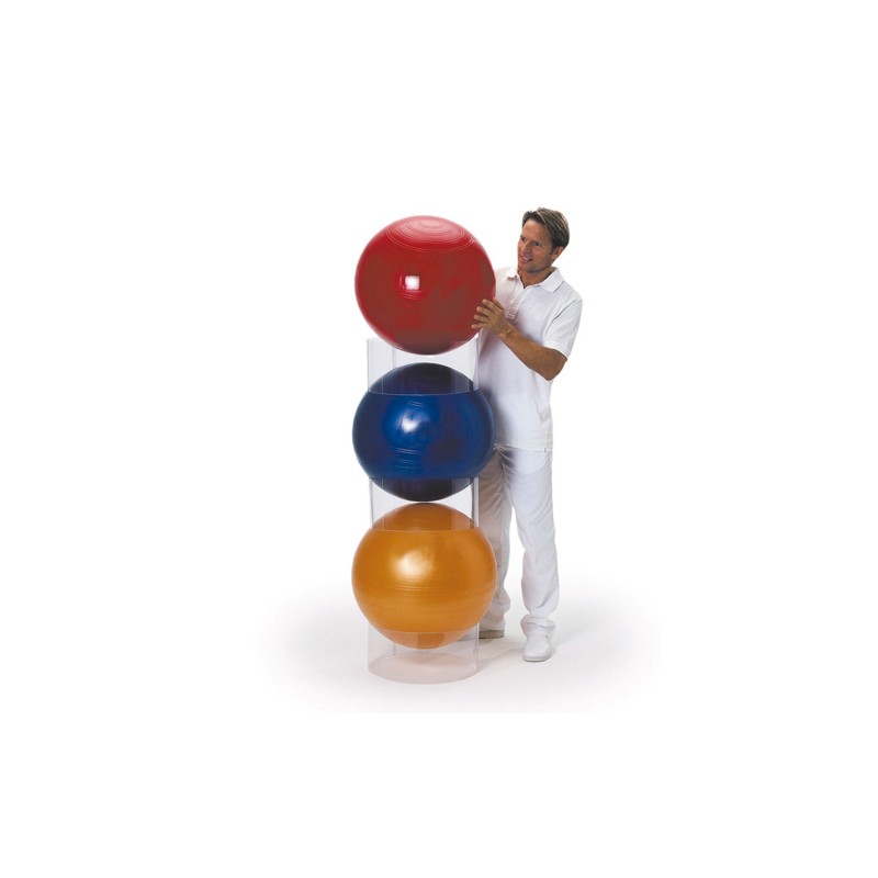 Kwell arbre pour ballons / rangement - 9 ballons d'exercice/siège