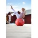 Mise en situation Ballon de Gymnastique Rouge ou Swiss Ball SISSEL BALL 55cm - Exercices Pilates - Renforcement musculaire