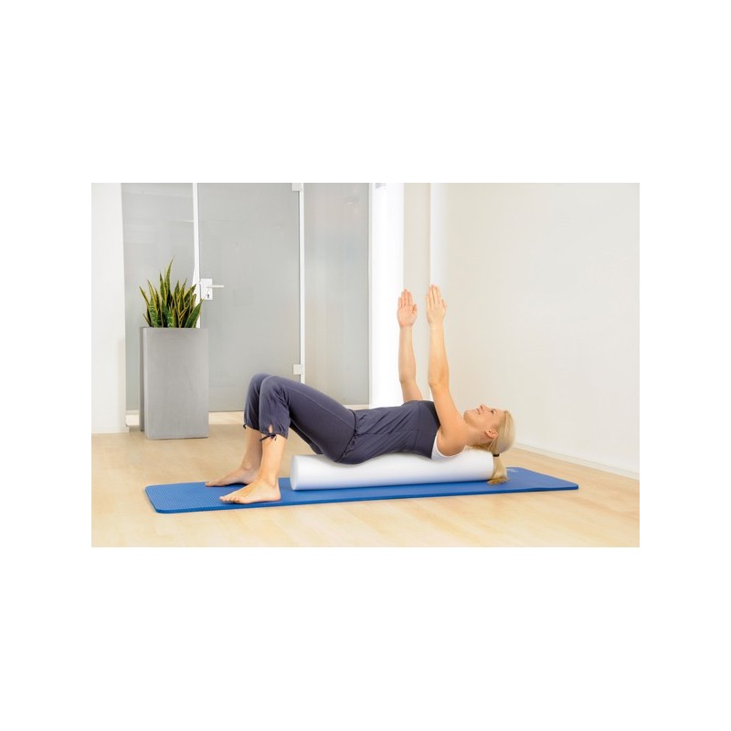 Mise en situation Pilates Roller Blanc - Exercices Pilates - Rouleau pour Pilates - Renforcement Musculaire