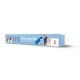 Packaging Pilates Roller Pro 100 cm bleu - Rouleau de mousse pour Renforcement Musculaire - Exercices Pilates - Résistant à l'ef