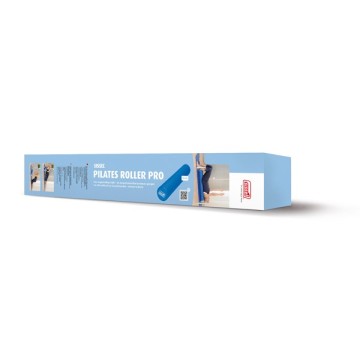 Packaging Pilates Roller Pro 100 cm bleu - Rouleau de mousse pour Renforcement Musculaire - Exercices Pilates - Résistant à l'ef