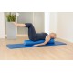 Mise en situation Pilates Roller Pro 100 cm bleu - Rouleau de mousse pour Renforcement Musculaire - Exercices Pilates - Résistan