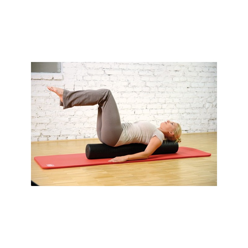 Mise en situation Pilates Roller Intense noir - Exercices Pilates - Rouleau très résistant - Stabilité de forme