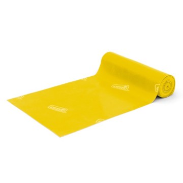 FITBAND 25m Jaune - Bande élastique - Résistance faible - Exercices Musculation