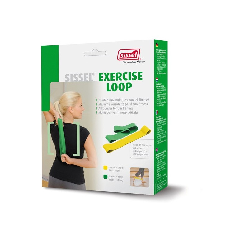 Packaging Sissel Loop lot de 2 - Lot de bandes élastiques - Exercices Musculation