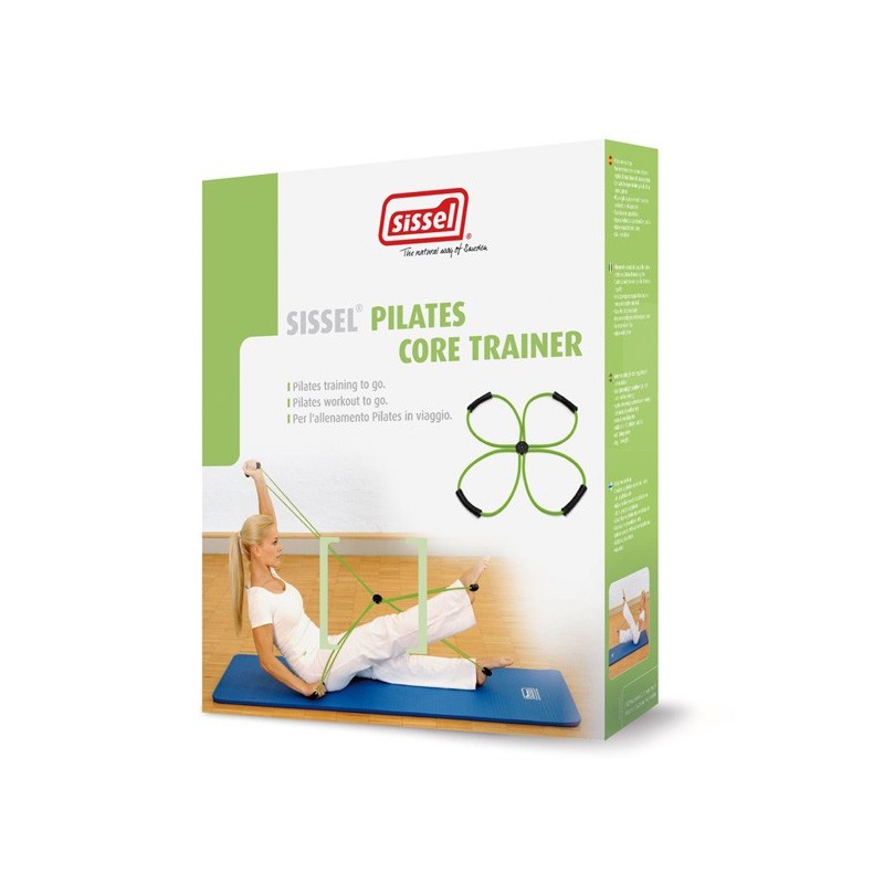 Packaging Pilates Core Trainer SISSEL® - Elastique résistant pour musculation - Exercices Pilates