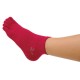 Chaussettes Pilates, fuschia (S/ M) avec orteils - Chausettes Antidérapantes - Chaussettes à orteils - Exercices Pilates