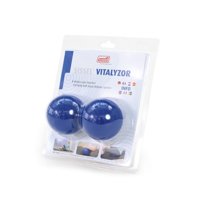 Packaging Vitalyzor Sissel - Balles massage - Relaxation musculaire - Exercices Pilates