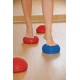 Démonstration SISSEL® SPIKY DOME, lot de 2 rouge & bleu - Balles de massage et équilibre - Exercices Pilates