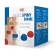 Packaging SISSEL® SPIKY DOME, lot de 2 rouge & bleu - Balles de massage et équilibre - Exercices Pilate
