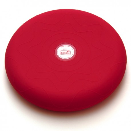 SITFIT® Rouge 33 cm - Plateau gonflé d'air - Ballon Musculation - Coussin d'assise - Exercices Pilates