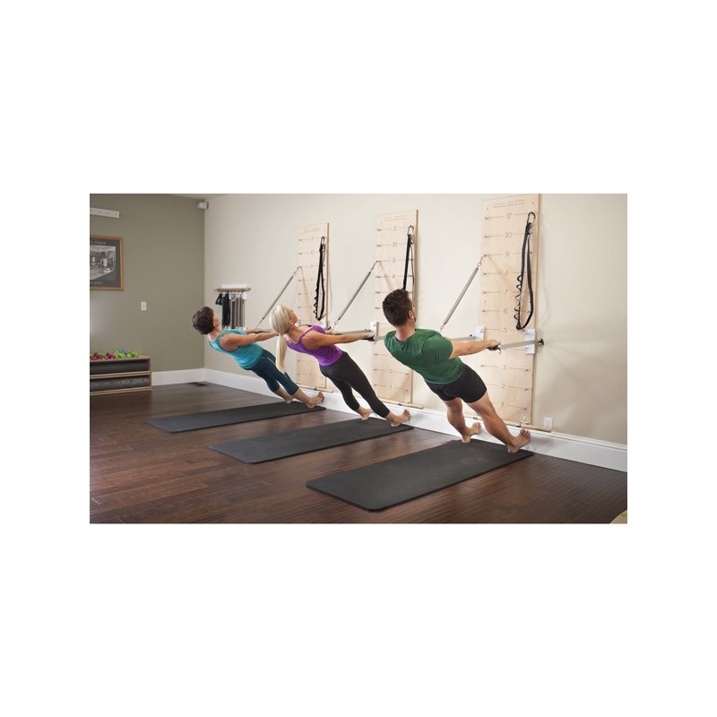 Mise en situation Barre pour Machine Pilates sur Springboard/Push trough bar + 2 ressort (Medium)/Exercices Pilates/Cours de Pil