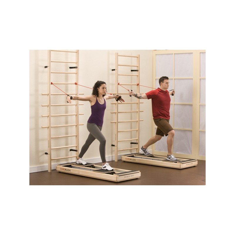 Mise en situation Machine Pilates CoreAlign™ with wall mount ladder (espalier à fixer au mur)/Exercices Pilates/Sport Pilates