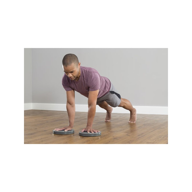 Mise en situation Rotator Disc 9" (sans résistance - 23 cm de diamètre) - Disque résistant pour Pilates - Exercices Pilates - Di