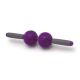 Boules de massage Spiky Twin Roller Violet - Rouleau massage - Exercices Pilates - Relaxation